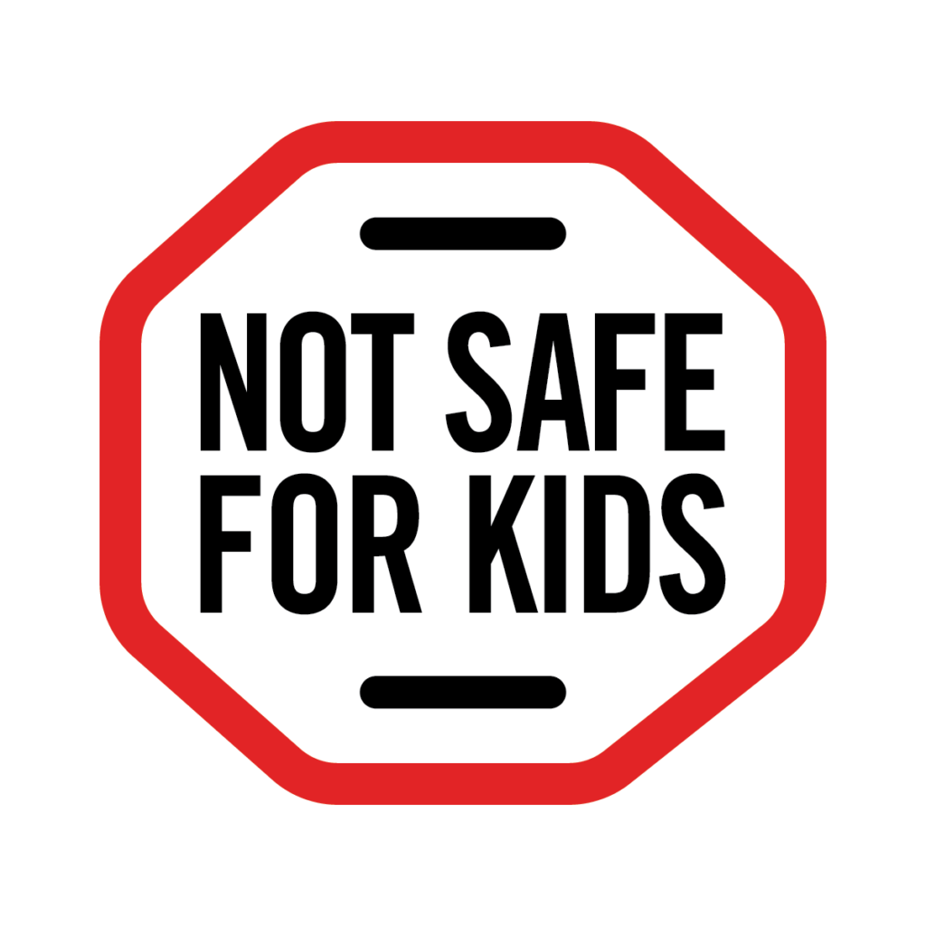 Not Safe For Kids Icon | INNORHINO