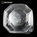 Tamper Evident Octagonal Hinged Container - INNORHINO