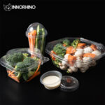 Tamper Evident Octagonal Hinged Container - INNORHINO