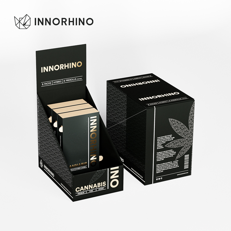 INNORHINO Cannabis solutions-Tear away folding carton_counter display