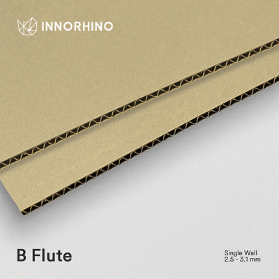 F Flute Colored Corrugated Paper Sheet, Specialty Paper