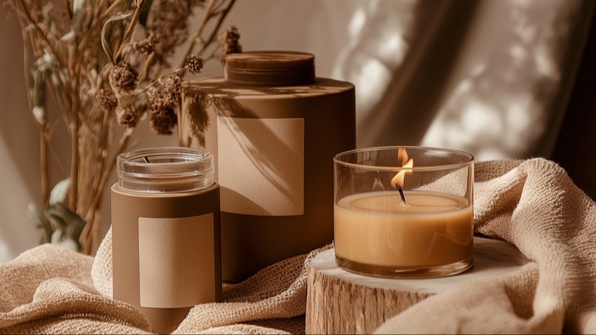 2025 Pantone Color Mocha Mousse, ideas for Lifestyle Goods Packaging