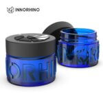 Blue Transparent 3.5g Glass Stash Jar - Customization