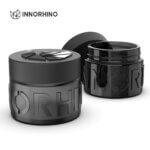 Black Transparent 3.5g Glass Stash Jar - Customization
