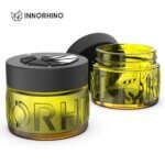 Yellow Transparent 3.5g Glass Stash Jar - Customization