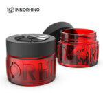 Red 3.5g Glass Stash Jar - Customization