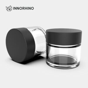 Custom Round 3.5g Glass Stash Jar