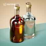 Custom Glass Whiskey Bottle
