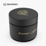 Glass Stash Jar Finish: Golden Hot Stamping Effect