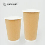 9oz 12oz 16oz 22oz Kraft Double-Wall Paper Hot Cups – Durable & Eco-Friendly Beverage Solution