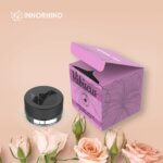Custom Folding Carton w/ 5ml jar container - Purple Paper Box