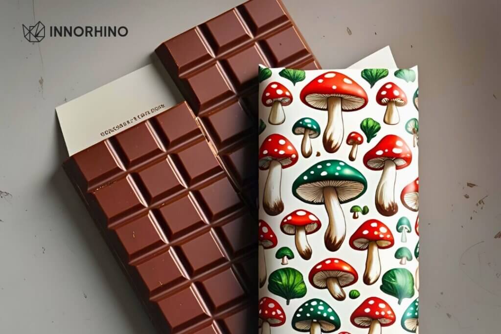 Magic Mushroom CR Chocolate Bar Packaging Ideas