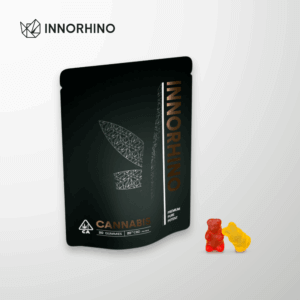 Custom Smell Proof CR Mylar Bags for THC Gummies, Edibles Packaging
