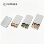 tin case with matches