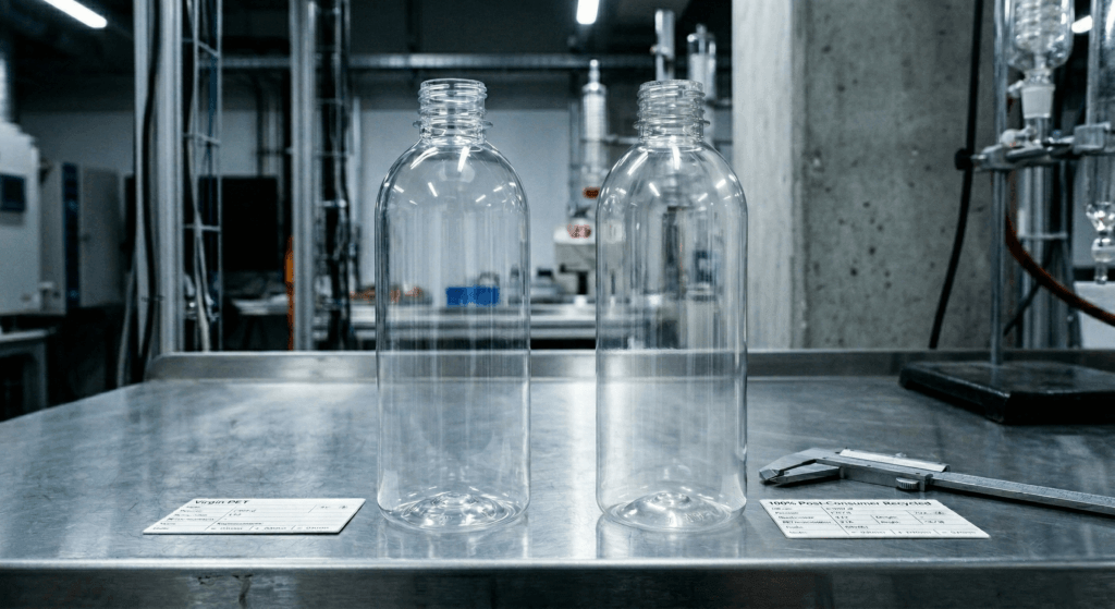 Virgin Plastics vs, PCR Plastics