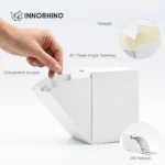 "Resolves spillage and opening control issues of older versions; ensures Convenient Access for the user. Features an internal stopper to prevent the box from sliding open and scattering contents."