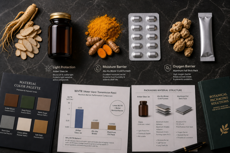 Botanical Supplement Packaging Material Selection
