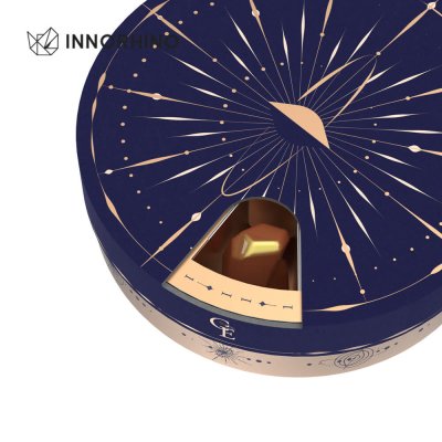 brb00-001 Round Rotatory Dial Advent Calendar Rigid Box