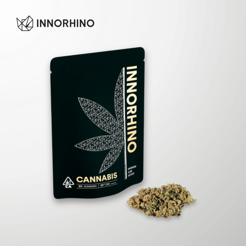 Custom Smell Proof CR Mylar Bags for Weed Flower Packaging