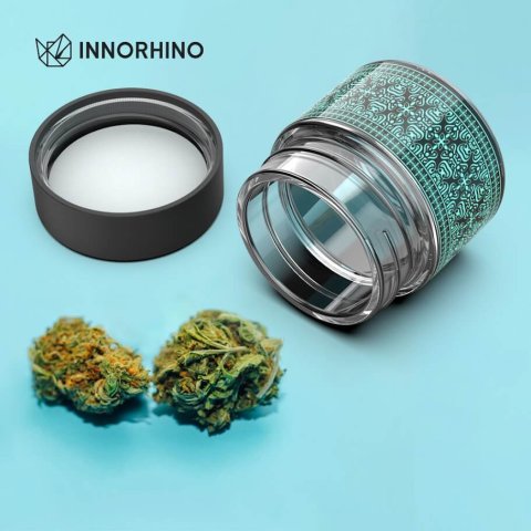 Custom 3.5g Glass Stash Jar