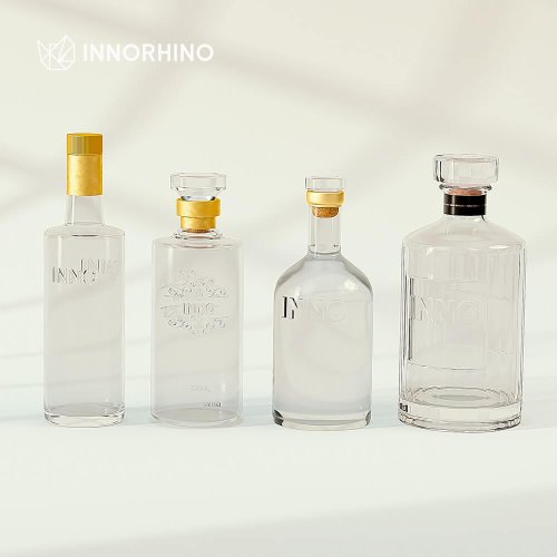 Custom Shape Glass Bottles for Liquors